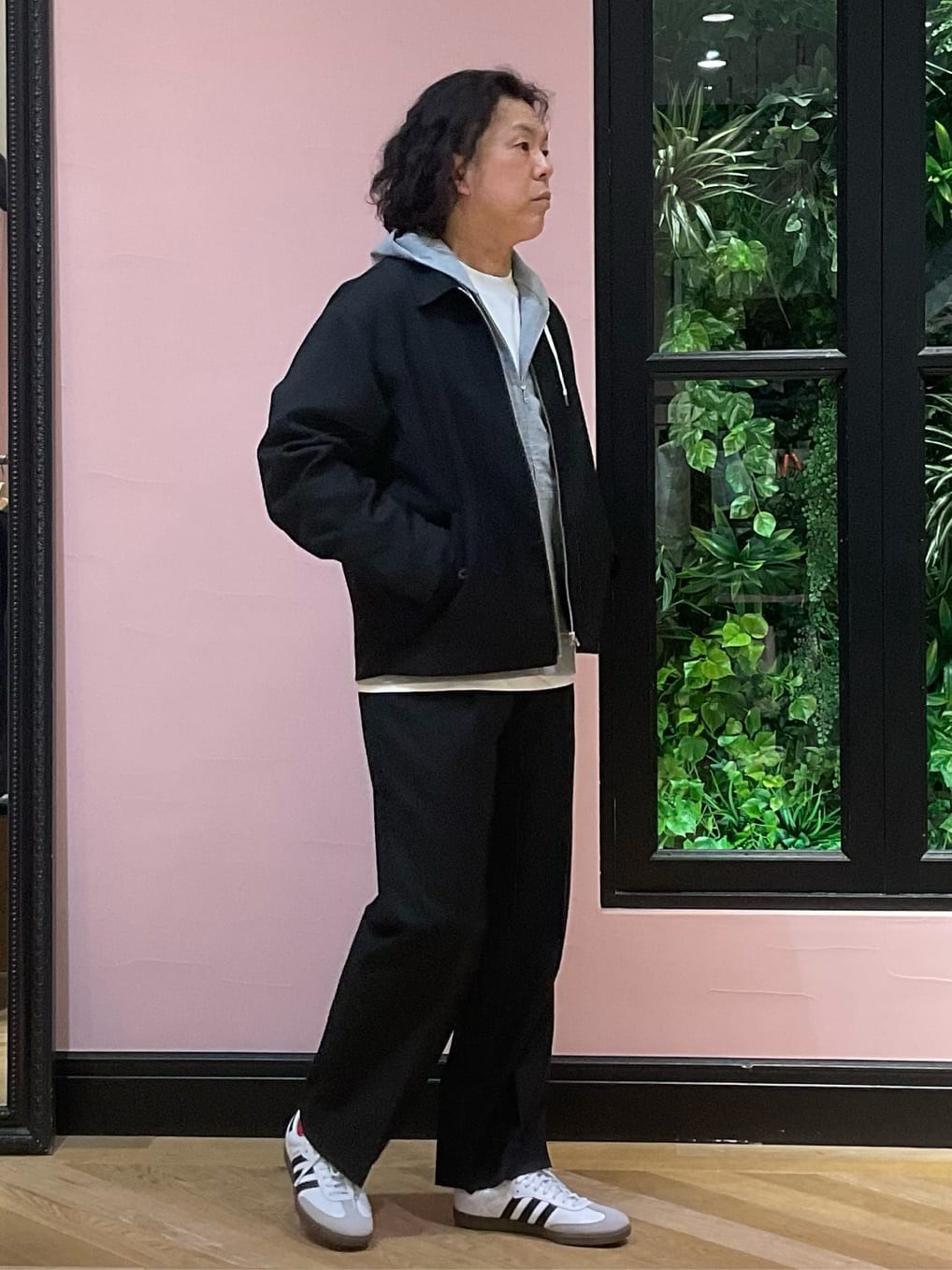 Nagaseさんの「DRESSTERIOR｜【ウォッシャブル】ウールハリントン ジャケット」を使ったコーディネート