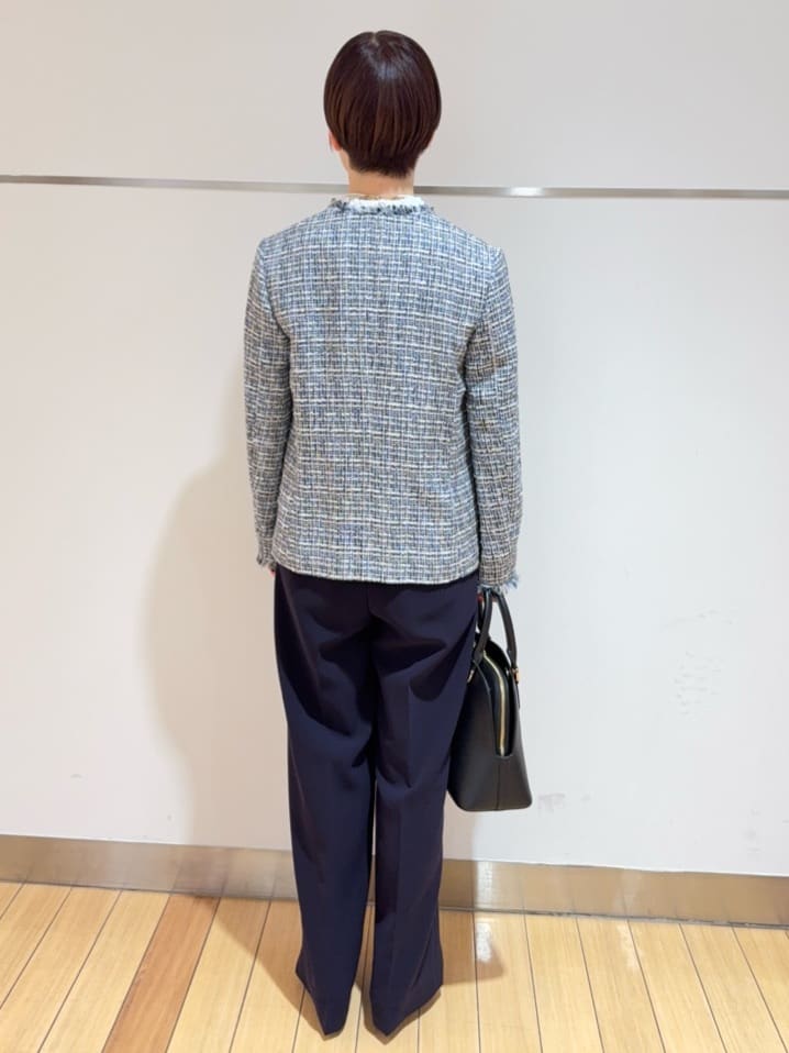 あやさんの「UNTITLED｜【仕事着/スーツ】ファンシーツイード ジャケット」を使ったコーディネート