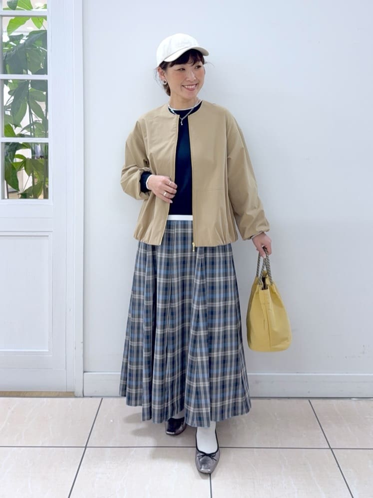 Osawaさんの「Dessin｜【洗える】バイカラーデザインニット」を使ったコーディネート