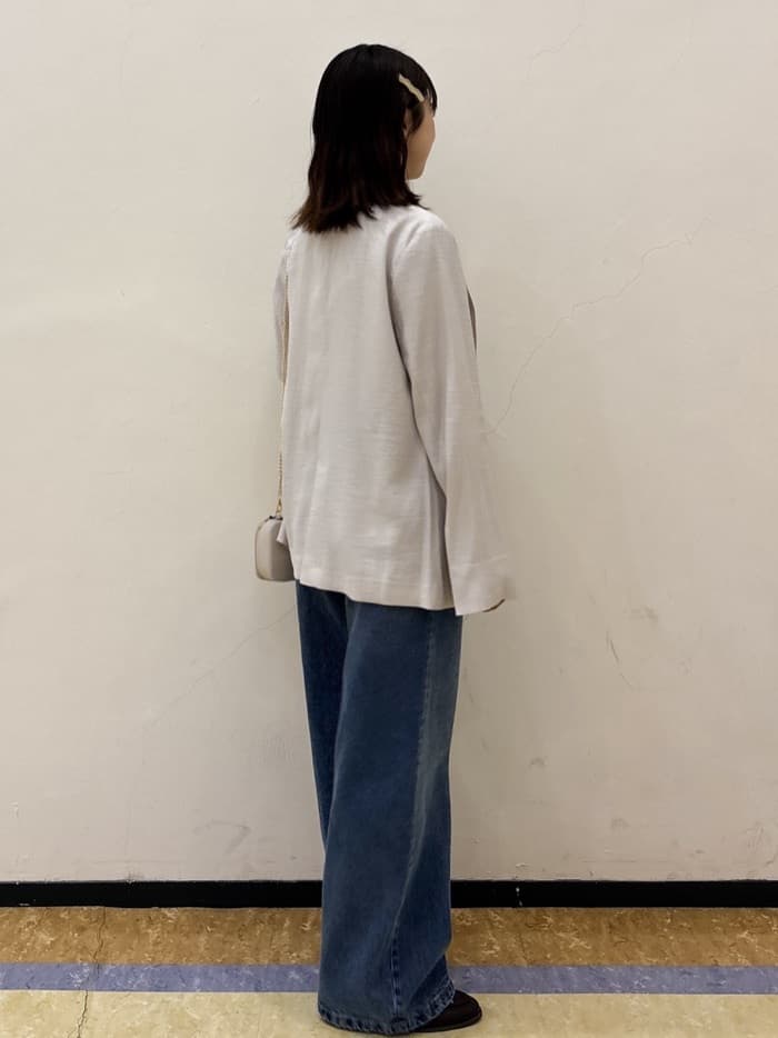 mireiさんの「OPAQUE.CLIP｜シングルテーラードジャケット【洗える／裏地なし】」を使ったコーディネート