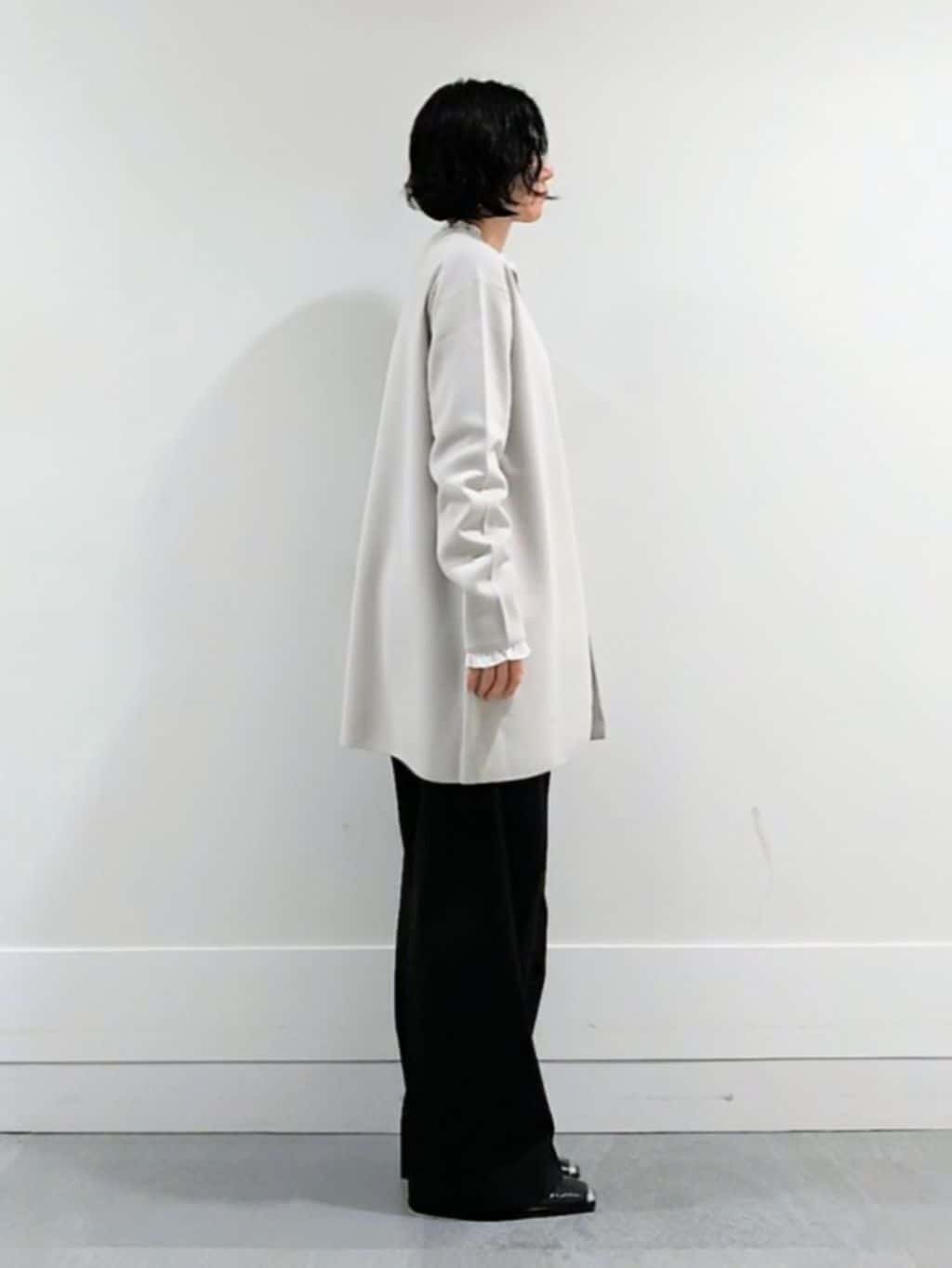 ミズタさんの「UNTITLED｜【洗える/ボタンなし】ミラノリブカーディガン」を使ったコーディネート