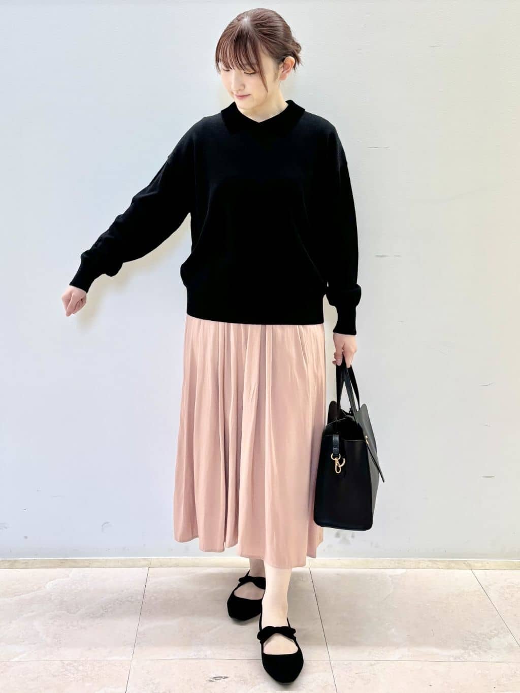 Satoさんの「Reflect｜【着映え◎】衿つきニットトップス」を使ったコーディネート