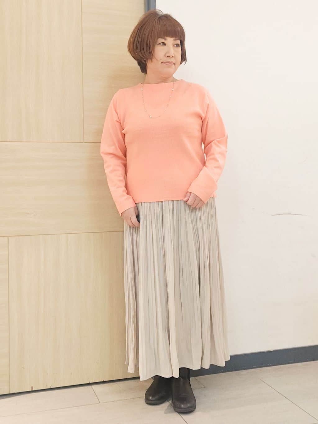 むぅポンさんの「grove｜【名品アウター／800FP・多機能】つつまれダウンショート」を使ったコーディネート
