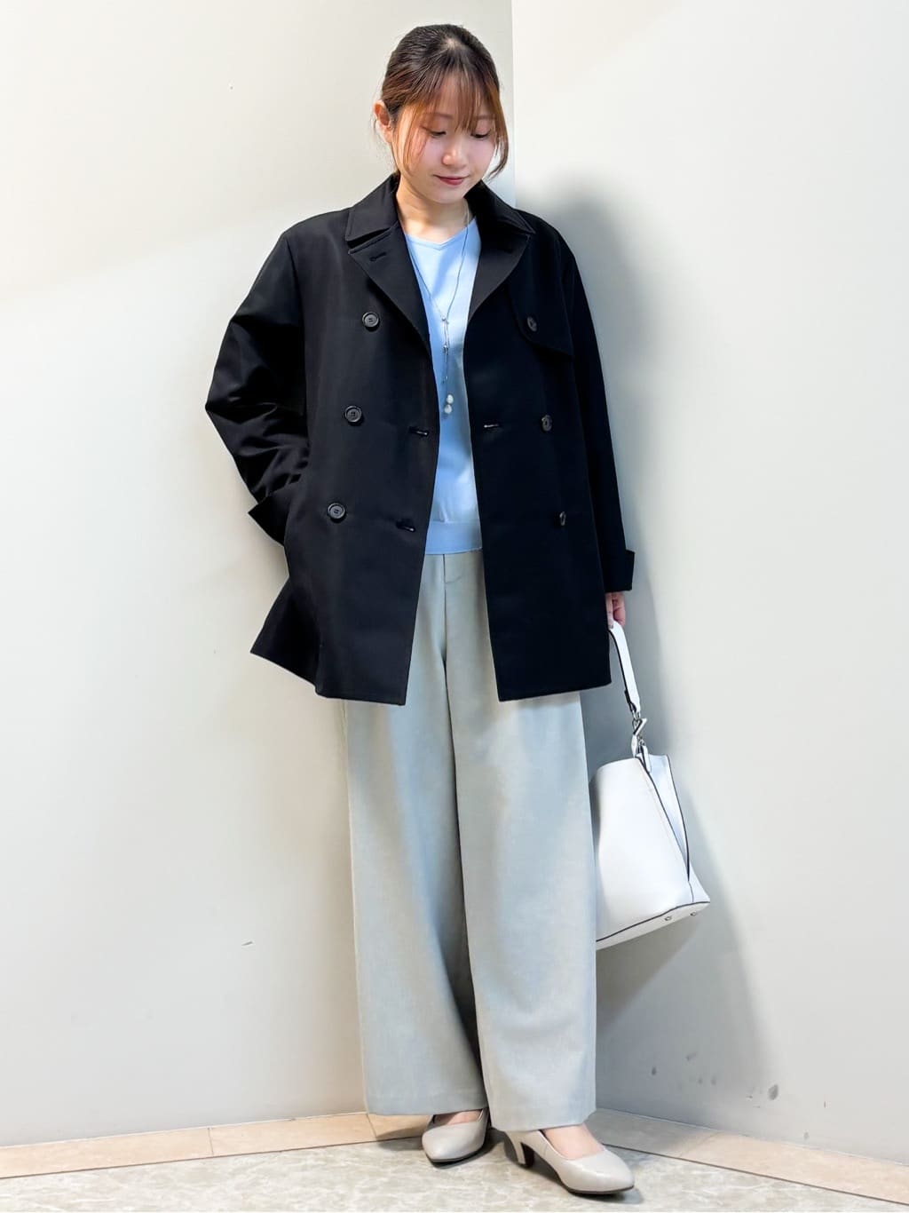 Sawaさんの「Reflect｜レースデザインスリーブニットプルオーバー」を使ったコーディネート