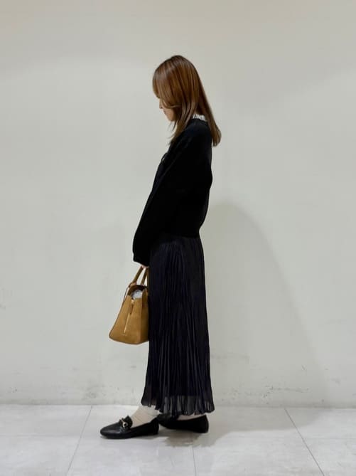 kyokaさんの「UNTITLED｜◆【コットン100/洗える】シャーリングフリルネックブラウス」を使ったコーディネート