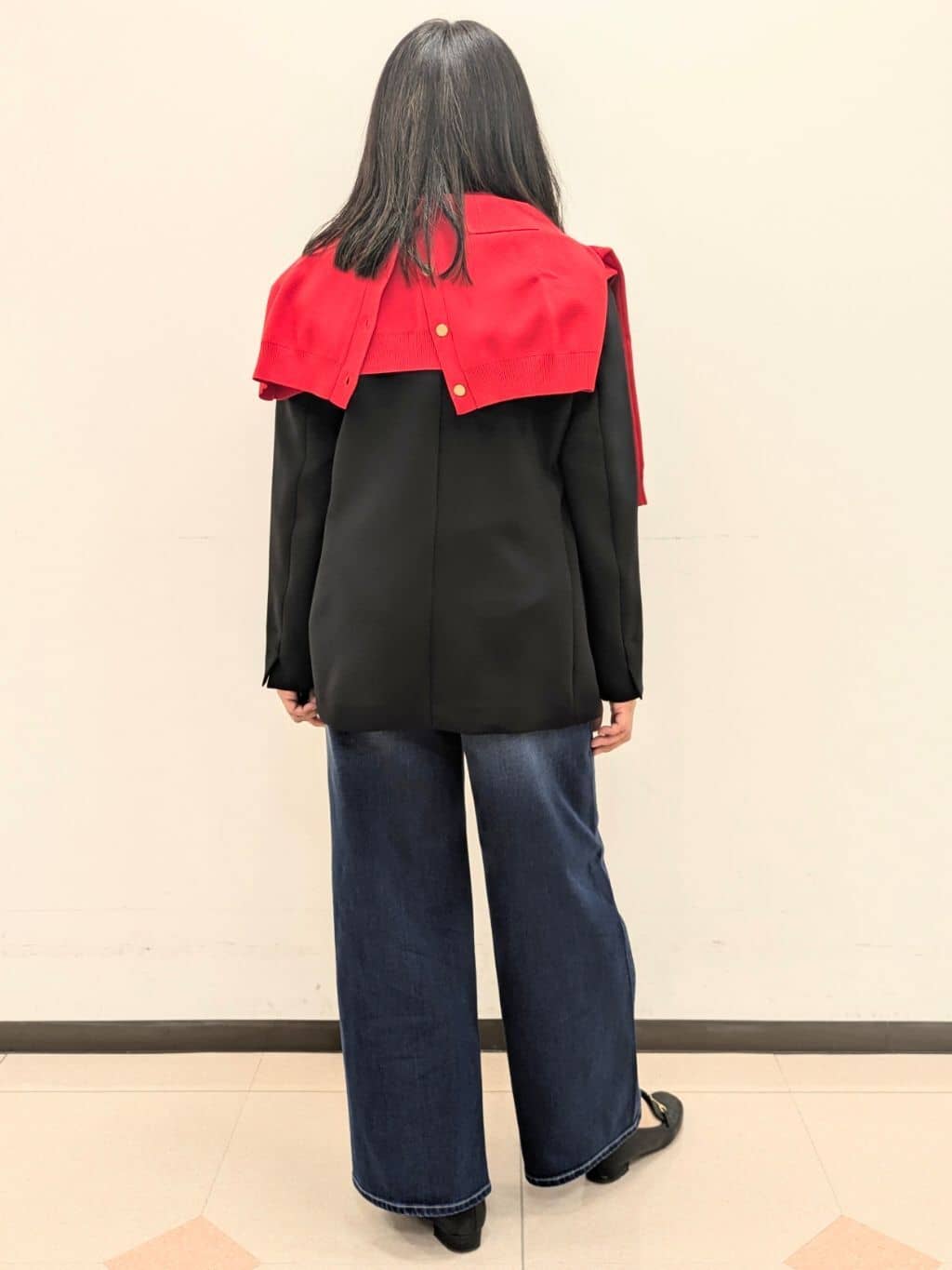 ともさんの「UNTITLED｜◆【洗える/ストレッチ性】ダブルブレストジャケット」を使ったコーディネート