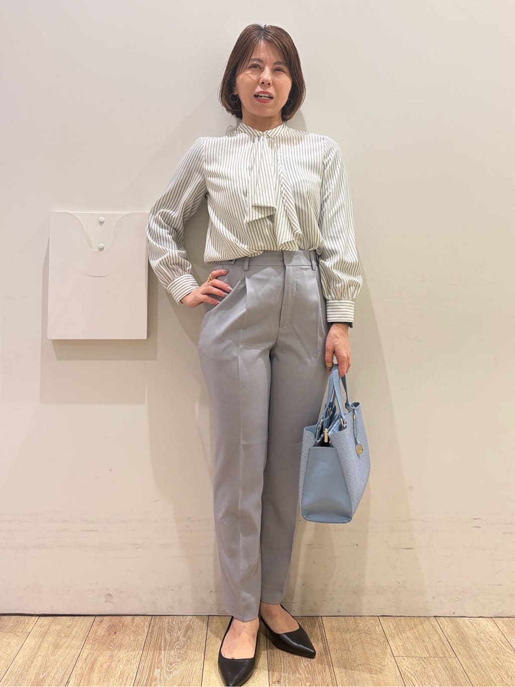 YUKOさんの「index｜ストレッチテーラードジャケット／セットアップ対応【洗濯機OK】」を使ったコーディネート