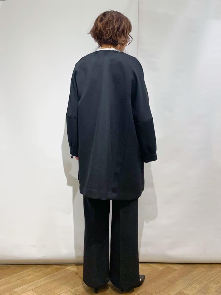 なかさんの「index｜アシンメトリーボウタイブラウス【洗濯機OK／イージーアイロン／防シワ】《XS～LL》」を使ったコーディネート