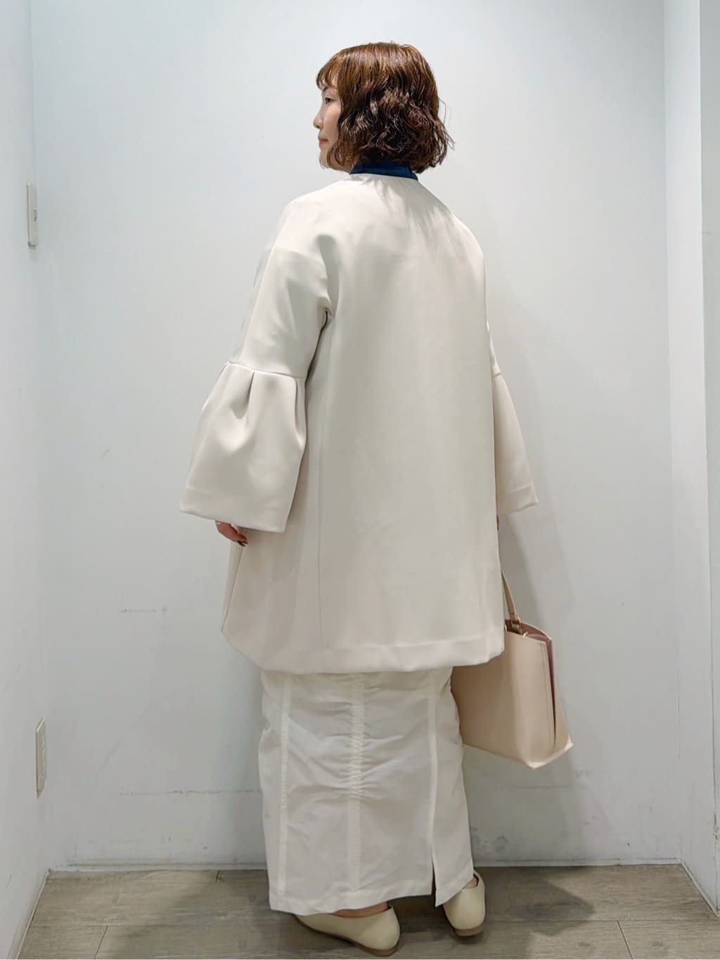 sumicaさんの「OPAQUE.CLIP｜セルロース混デニムボウタイブラウス【洗濯機OK】」を使ったコーディネート