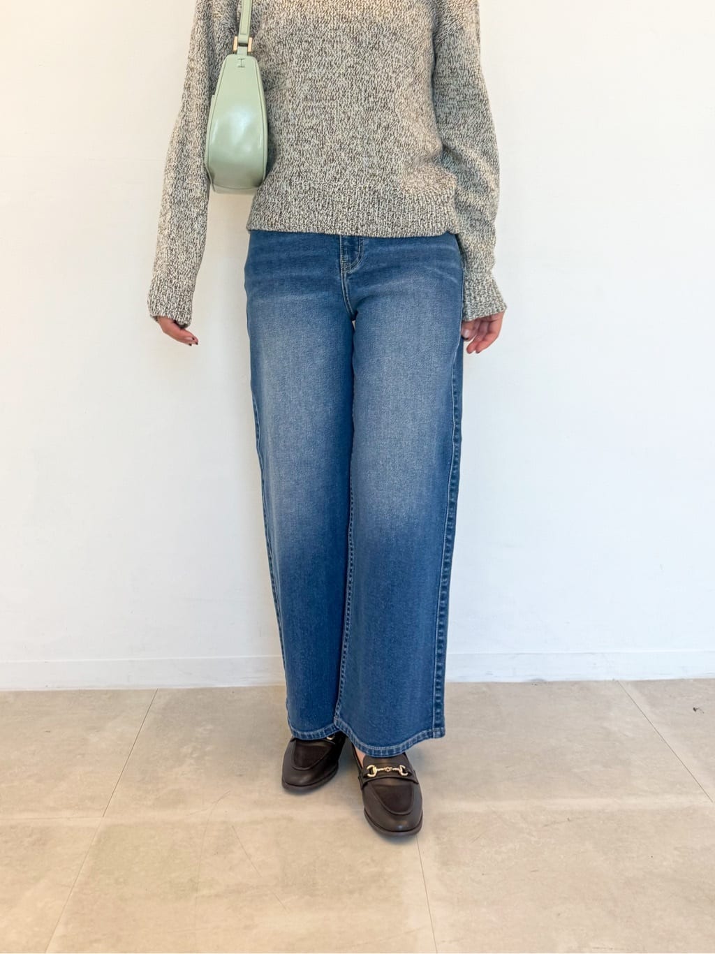wakanaさんの「index｜カラーMIXニット【洗濯機OK】」を使ったコーディネート