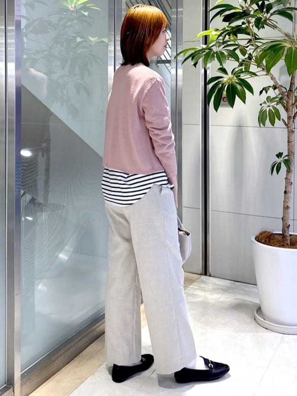 yukaさんの「UNTITLED｜◆【洗える/光沢感】ファンシーヤーンニット」を使ったコーディネート