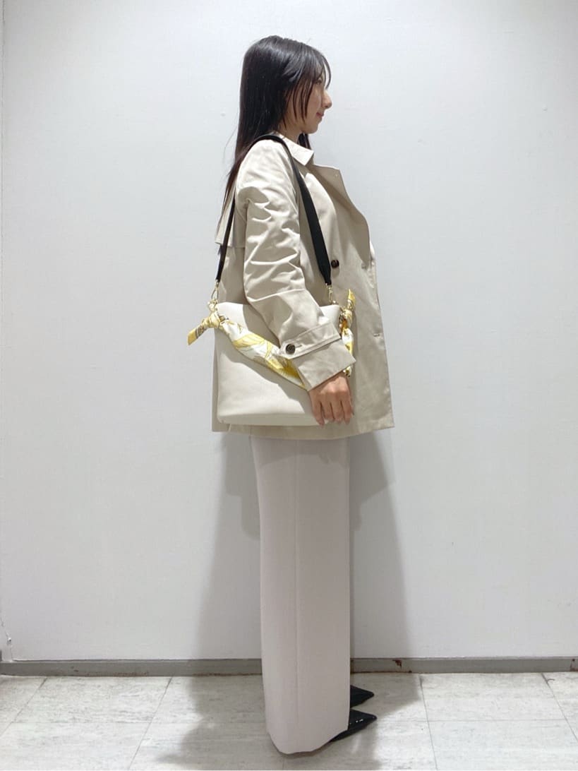meiさんの「INDIVI｜【洗える／アンサンブル可能】シンプルデザインニット」を使ったコーディネート
