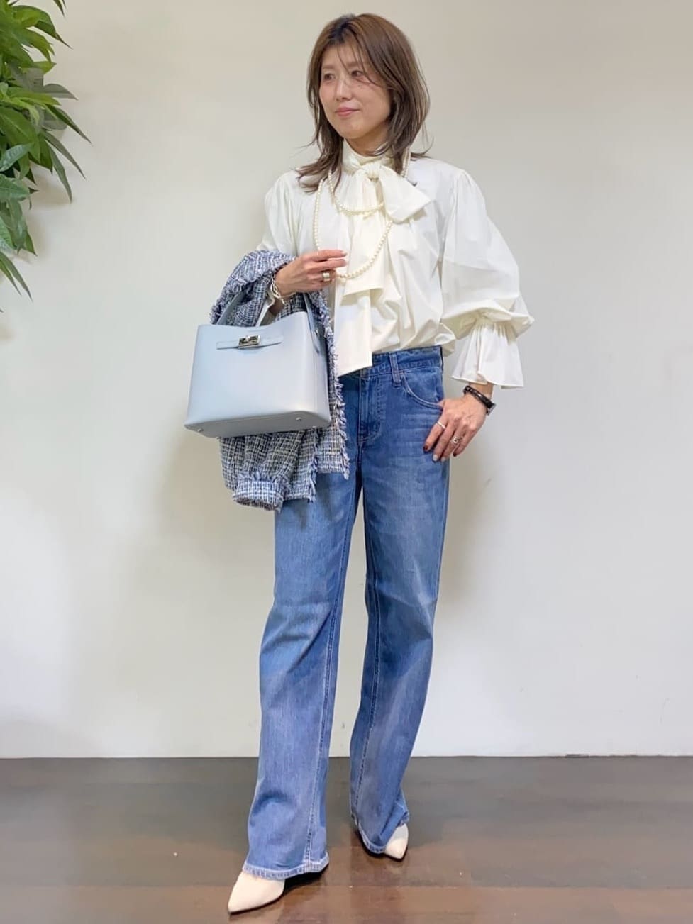 tomoさんの「UNTITLED｜【仕事着/スーツ】ファンシーツイード ジャケット」を使ったコーディネート