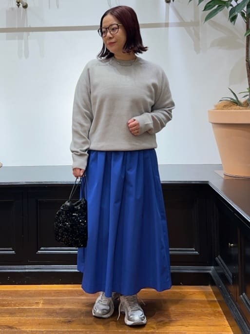 Asamiさんの「DRESSTERIOR｜◆ウォッシャブルコットンカシミヤプルオーバーニット」を使ったコーディネート