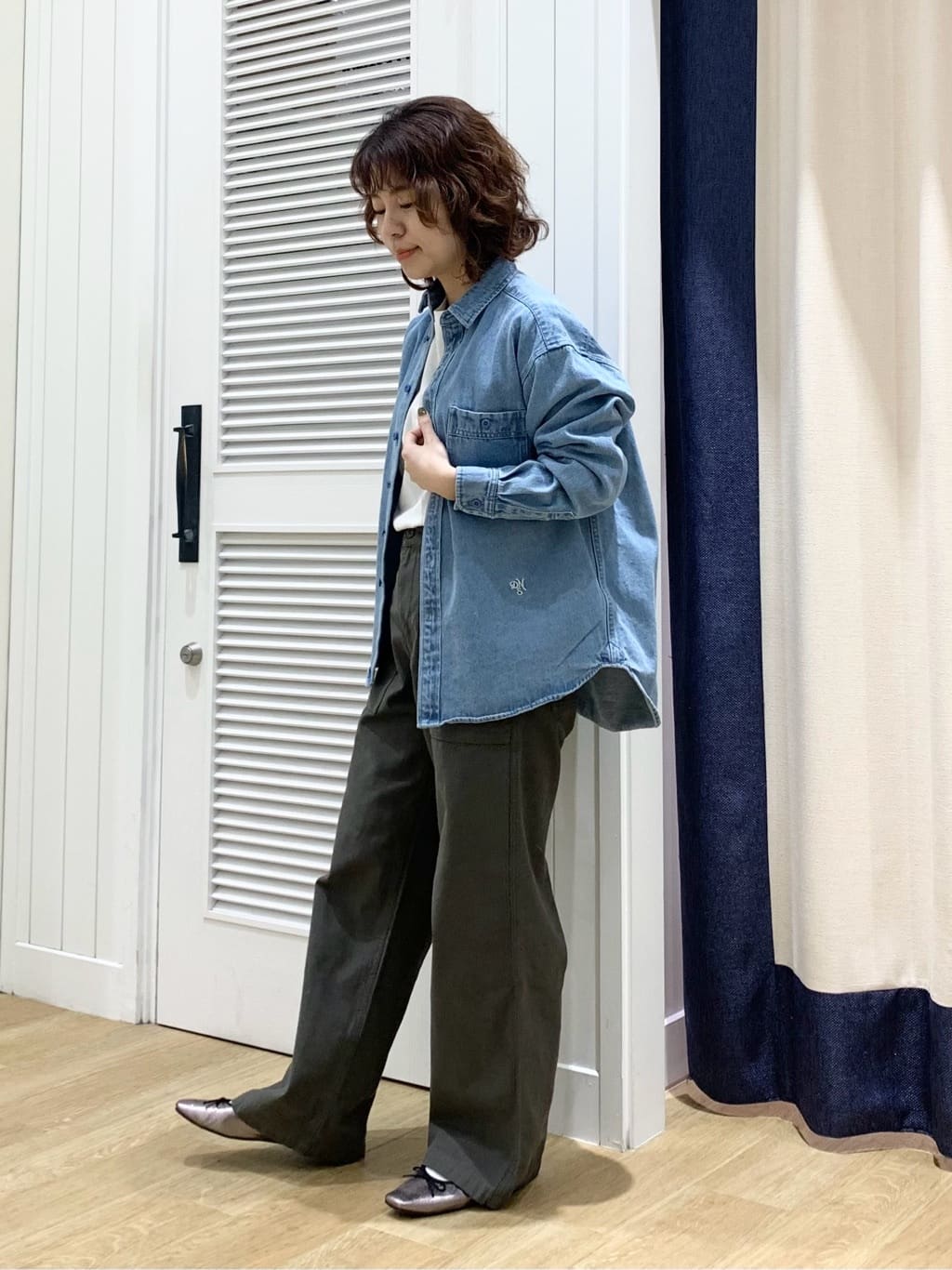 IMARIさんの「Dessin｜【ユニセックス/洗える】10OZデニムシャツ」を使ったコーディネート