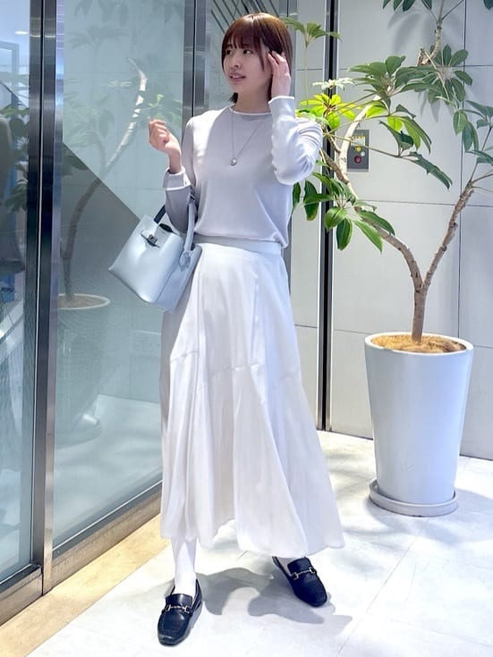 yukaさんの「UNTITLED｜【アンサンブル可/洗える】ウォームスパンニット」を使ったコーディネート