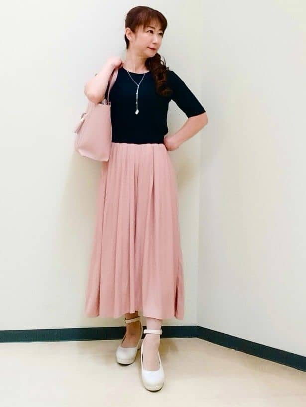 花さんの「Reflect｜【長く着られる◎】スカーチョパンツ」を使ったコーディネート