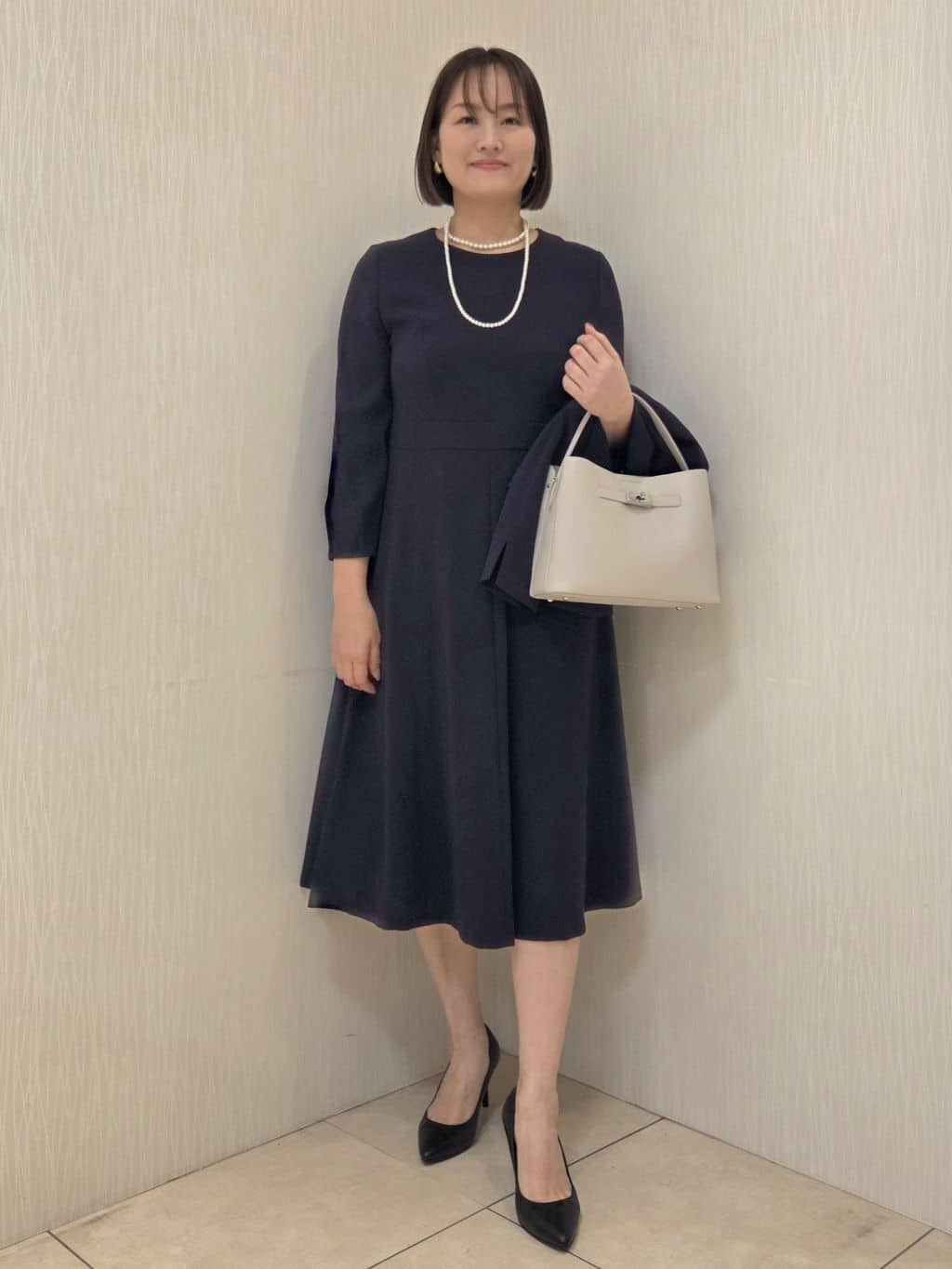 naokoさんの「UNTITLED｜【洗える/仕事着スーツ】ノーカラージャケット」を使ったコーディネート