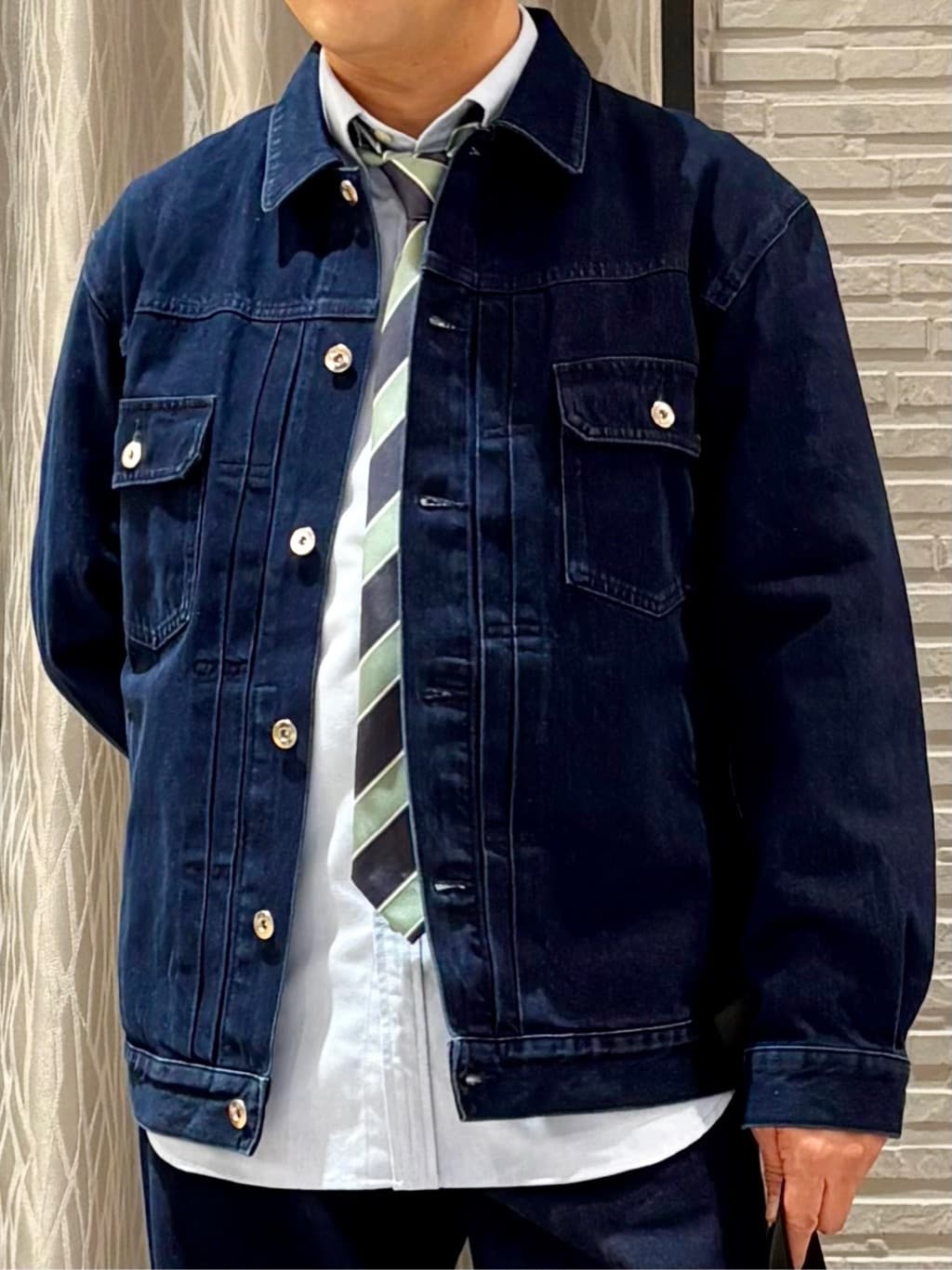 Pーyamaさんの「THE SHOP TK｜【大人にも取り入れやすい】デニムジャケット セットアップ可/洗濯機OK」を使ったコーディネート