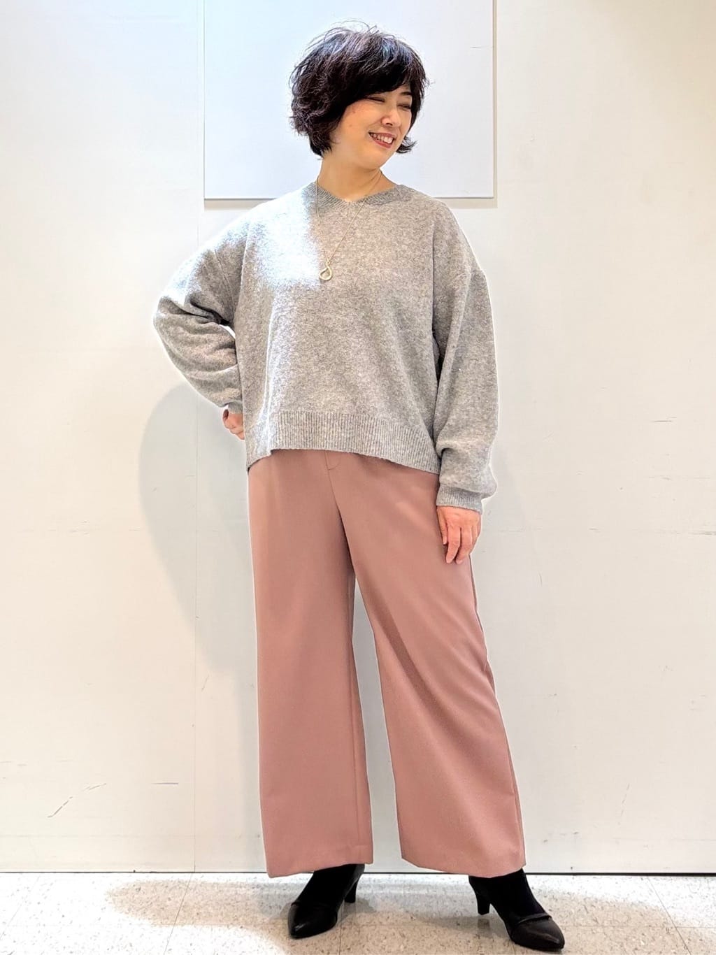 ヤスコさんの「Reflect｜【すっきりシルエット】ショート丈ダウンコート」を使ったコーディネート