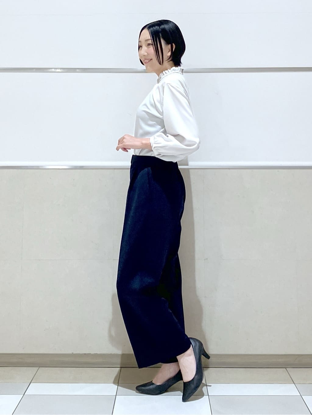 eriko さんの「Dessin｜【花粉ガード/撥水加工/洗える】ステンカラースプリングコート」を使ったコーディネート