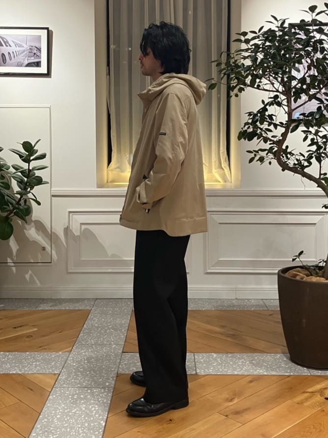 junyaさんの「DRESSTERIOR｜【撥水/透湿素材/ウォッシャブル】LIMONTA ハイスペックパーカー」を使ったコーディネート