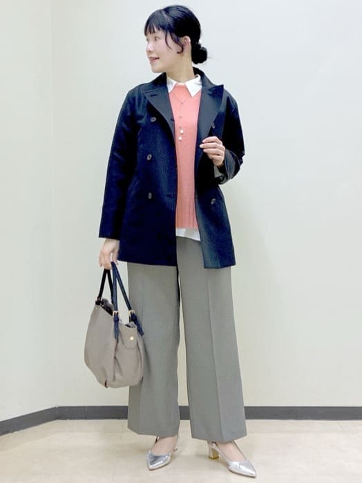  beni_gingerさんの「Reflect｜【オン・オフ着回しやすい◎】ダブルブレストジャケット」を使ったコーディネート