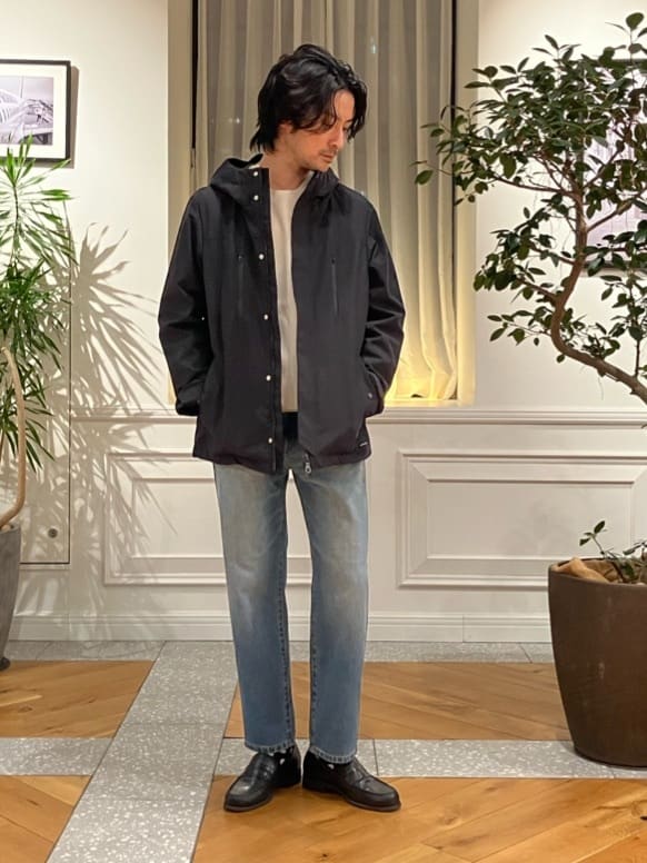 junyaさんの「DRESSTERIOR｜【防水/透湿素材/ウォッシャブル】ウォータープルーフ マウンテンパーカー」を使ったコーディネート
