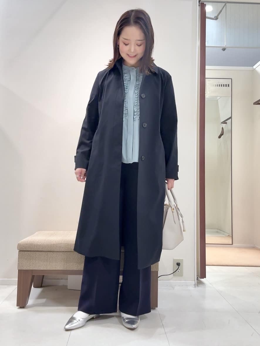 YUIさんの「UNTITLED｜◆【はっ水/洗える】タスランステンカラーコート」を使ったコーディネート