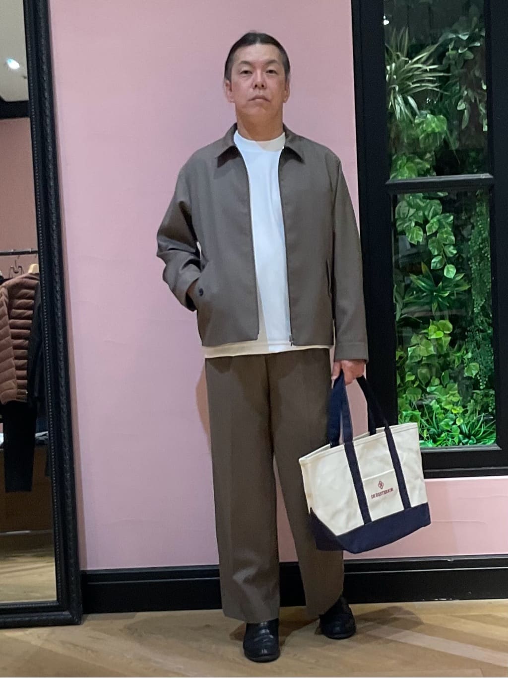 Nagaseさんの「DRESSTERIOR｜【ウォッシャブル】ウールハリントン ジャケット」を使ったコーディネート
