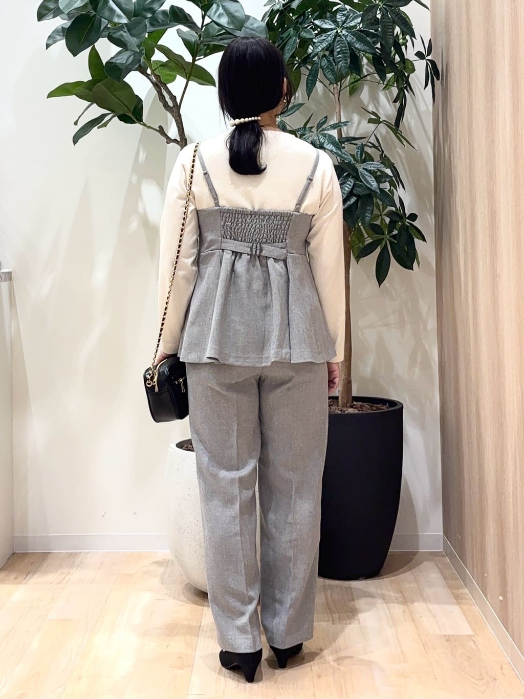 miraiさんの「grove｜高評価！【洗濯機OK】ベーシックニット【毛玉軽減】」を使ったコーディネート