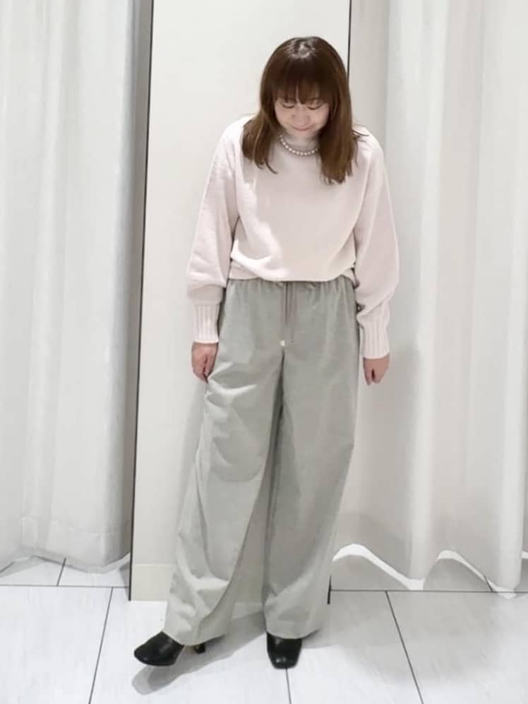 ʏᴜᴋɪᴋᴏさんの「UNTITLED｜【洗える】スポンディッシュ ボトルネックニット」を使ったコーディネート