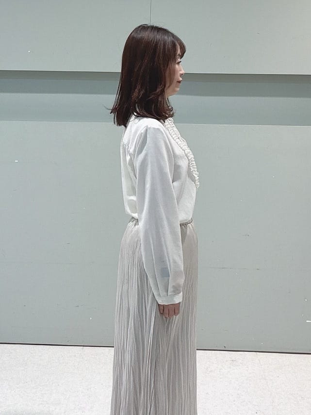 makiさんの「UNTITLED｜【きれいめ】ツイード ペプラムジャケット」を使ったコーディネート
