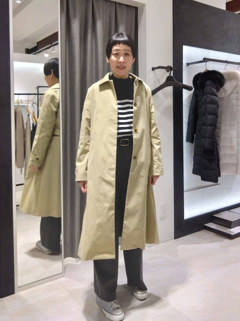 まちこさんの「UNTITLED｜【洗える】ミラノリブニット」を使ったコーディネート