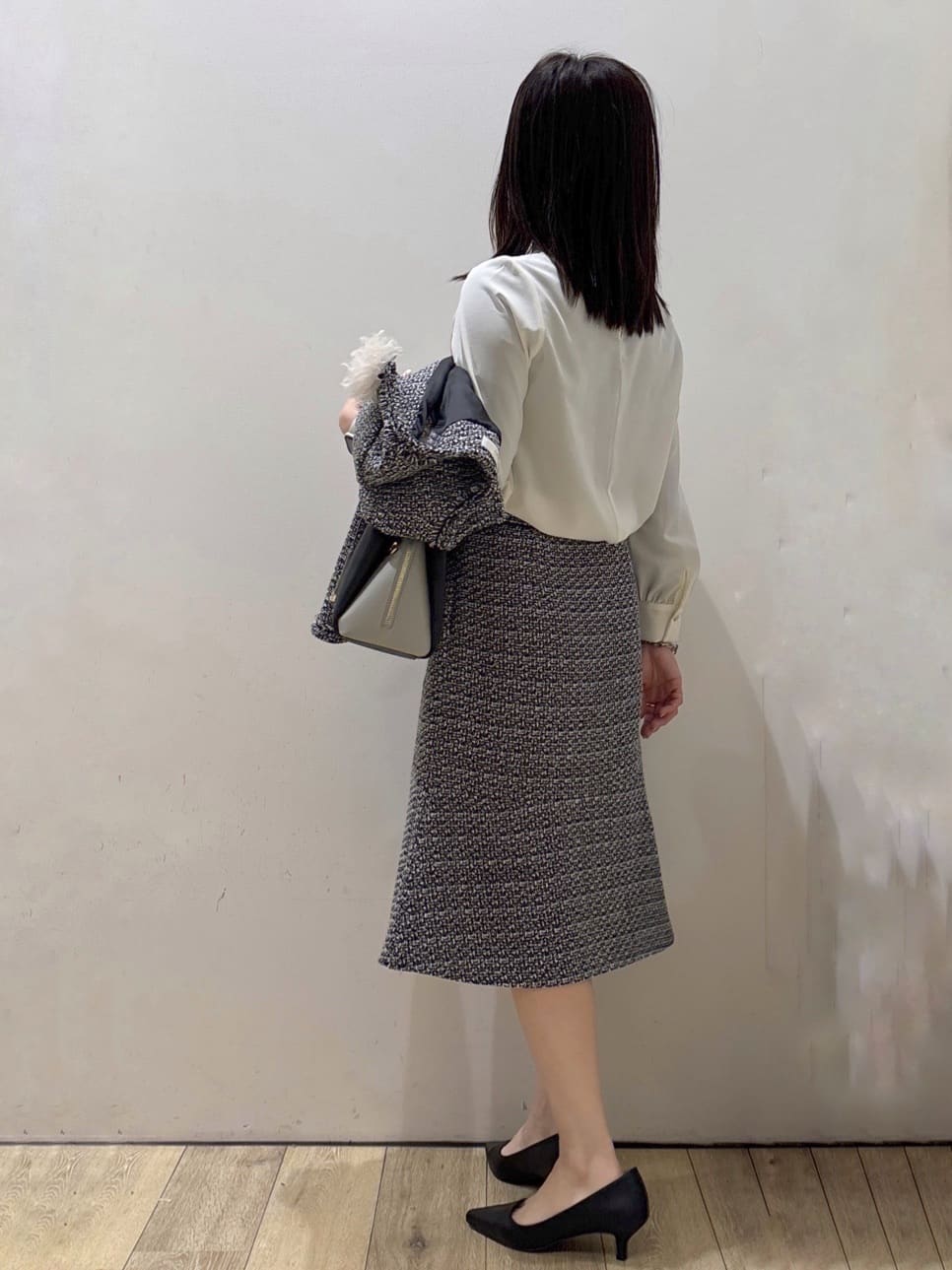 mameさんの「index｜撥水トレンチコート【洗濯機OK／花粉対応】《XS～3L》」を使ったコーディネート