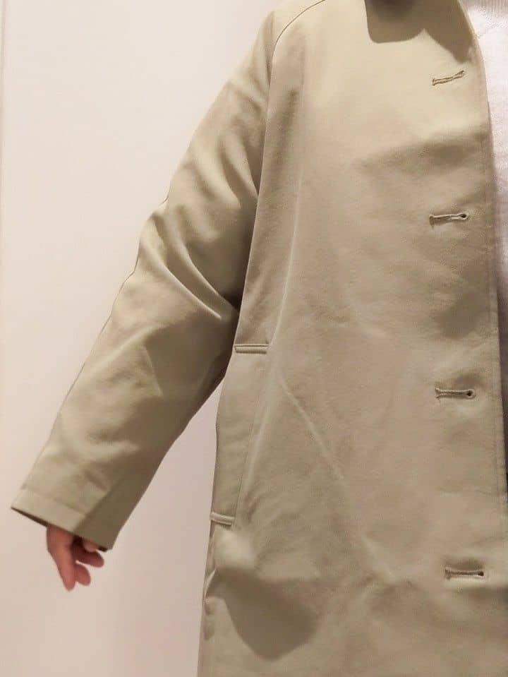 Kさんの「Dessin｜【花粉ガード/撥水加工/洗える】ステンカラースプリングコート」を使ったコーディネート