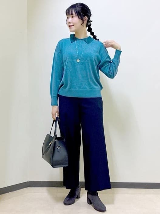  beni_gingerさんの「Reflect｜【SS-4Lサイズ／衿が顔に当たらない◎】スタンドネックミドルコート」を使ったコーディネート