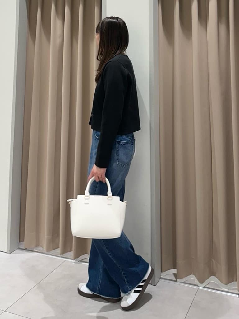 cottonさんの「THE SHOP TK｜ハーフミラノカーデ」を使ったコーディネート