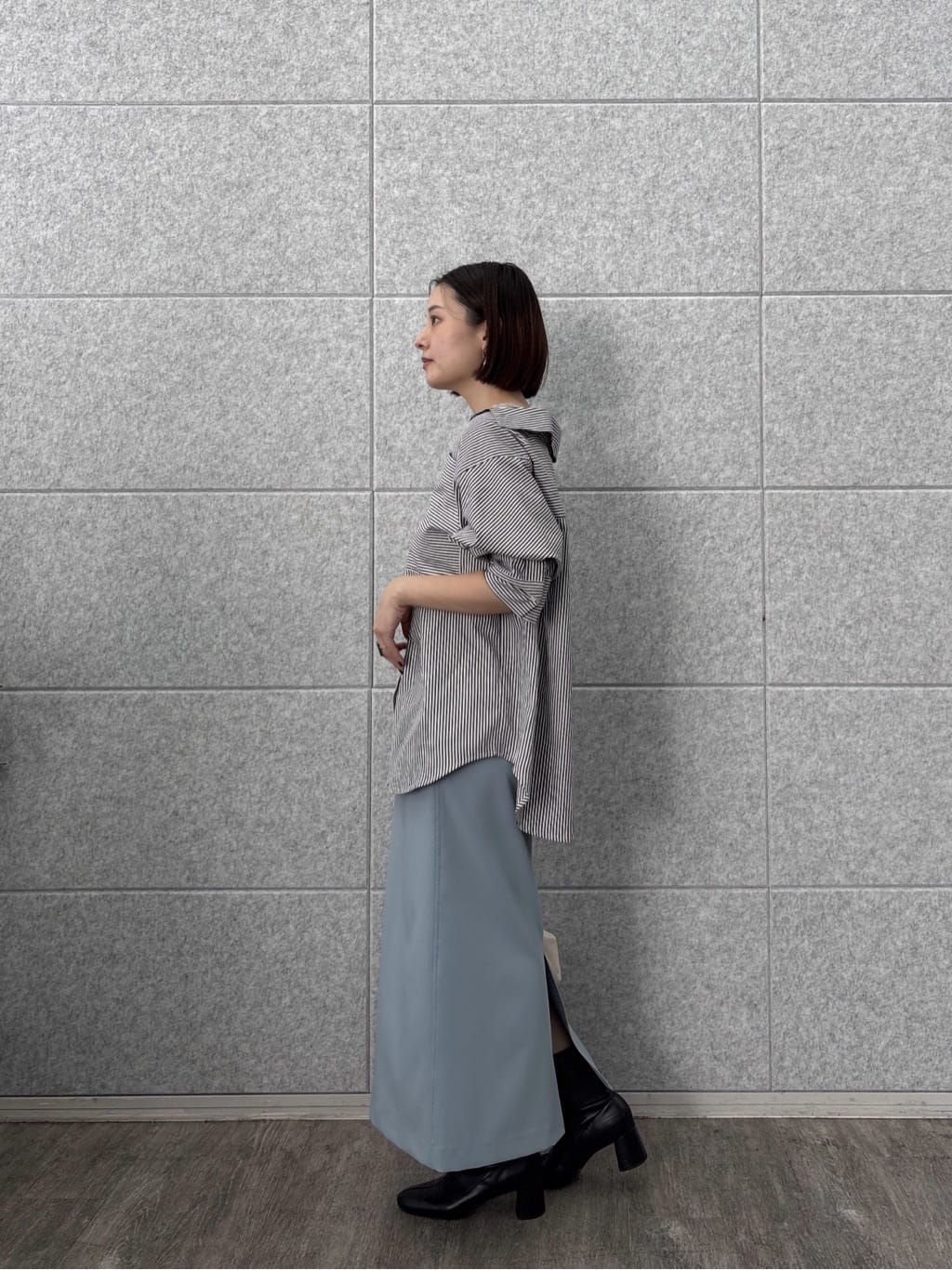 ayanoさんの「INDIVI｜Timeless｜ビッグポケットフォルムシャツ【接触冷感】」を使ったコーディネート
