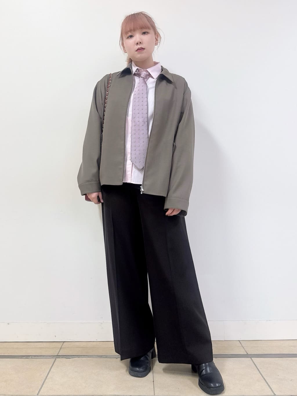 なかもとあきさんの「DRESSTERIOR｜【ウォッシャブル】ウールハリントン ジャケット」を使ったコーディネート