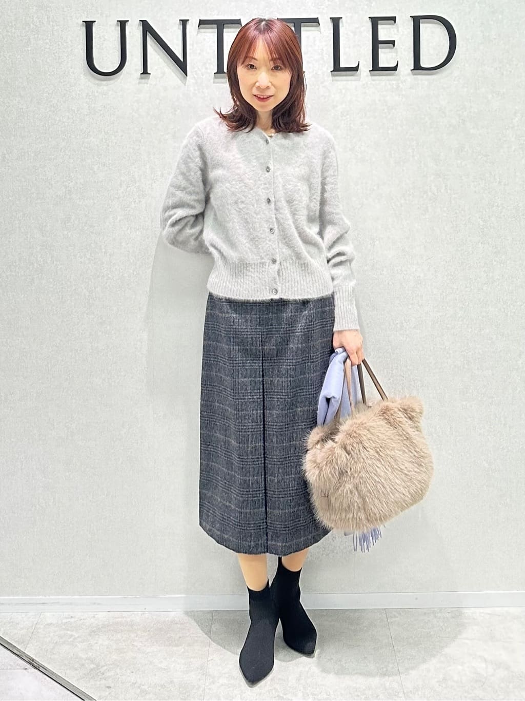 Miwaさんの「UNTITLED｜【着回しが効く／オンオフアウター】ウールショートコート」を使ったコーディネート