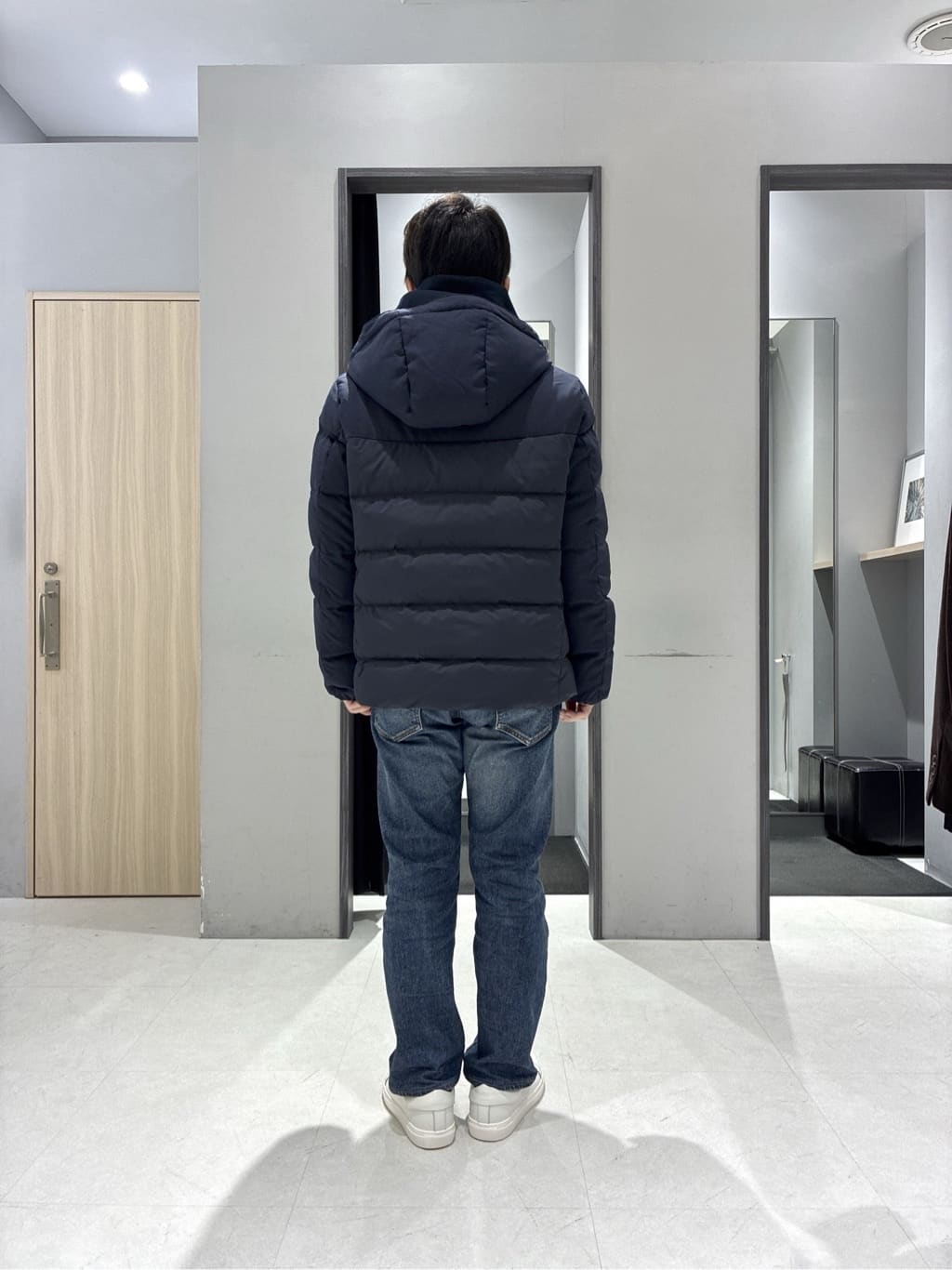 わいずみさんの「TAKEO KIKUCHI｜カラーコンビ ダウンブルゾン」を使ったコーディネート