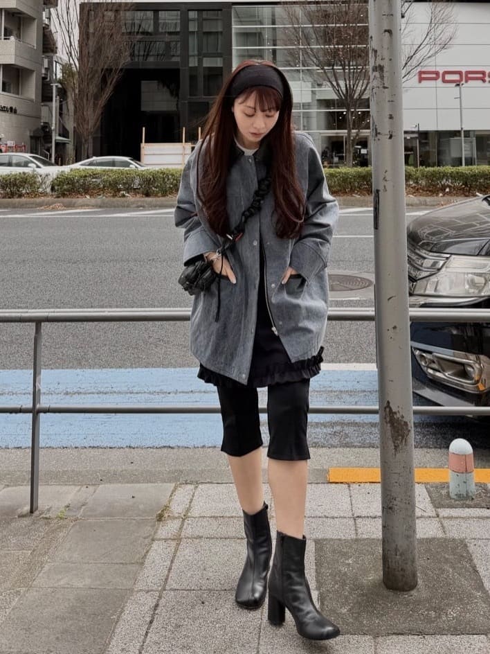 kanamiさんの「CODE A｜pigment denim coverall」を使ったコーディネート