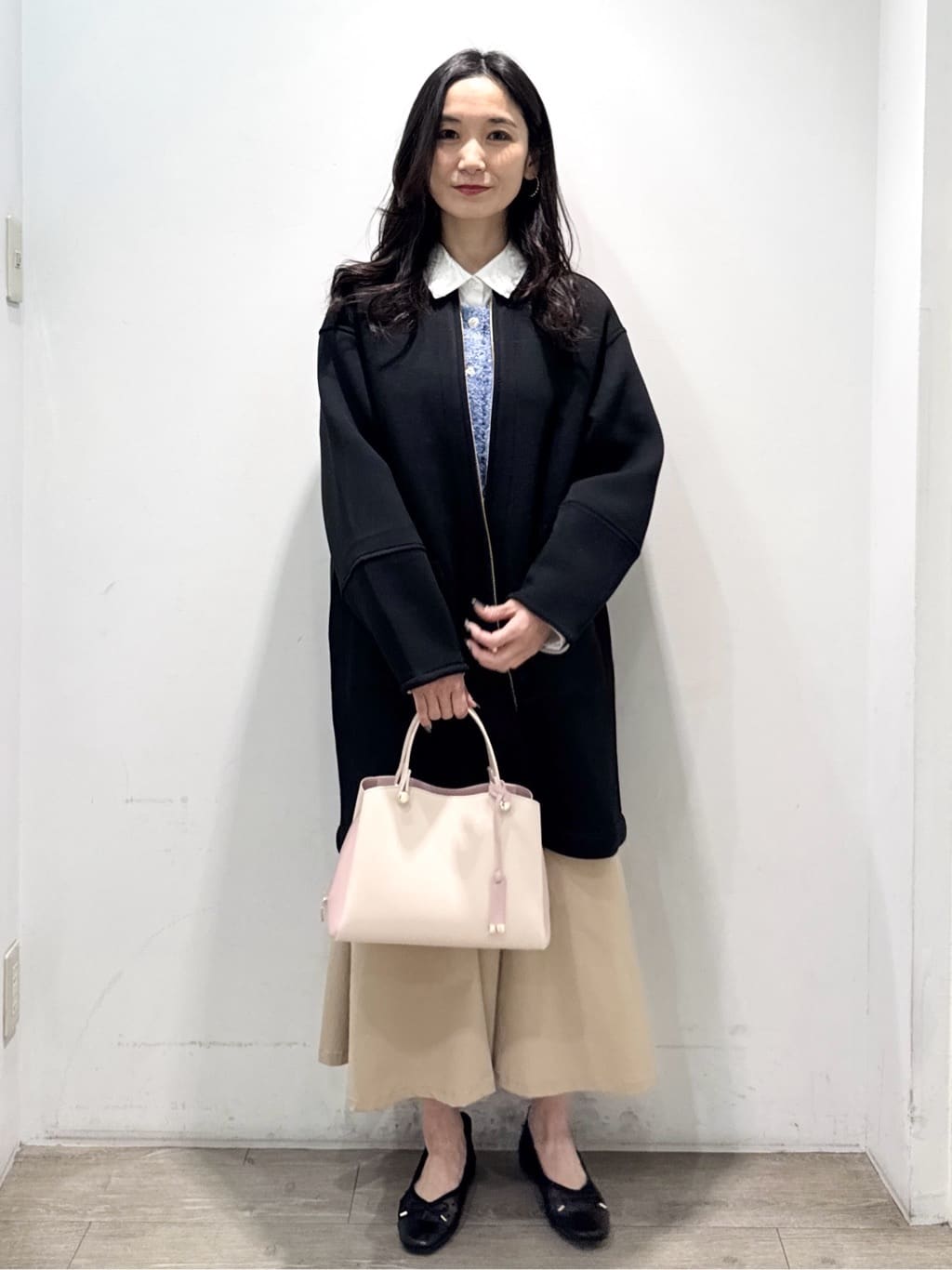 yuicciさんの「OPAQUE.CLIP｜リバーシブル配色ノーカラーコート【洗濯機OK】」を使ったコーディネート