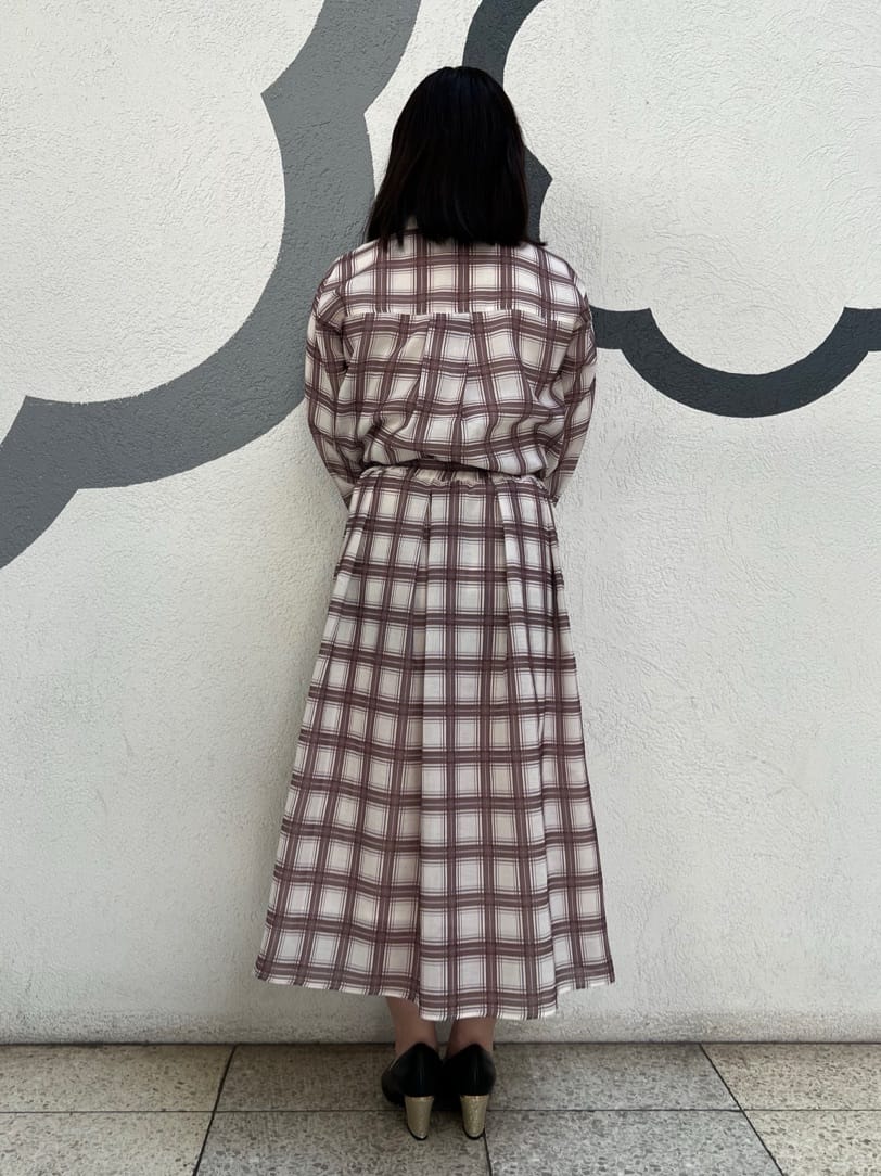 ℝ𝕚𝕥𝕥𝕒𝕟さんの「【セットアップ可／手洗い可】シアーチェックスカート」を使ったコーディネート