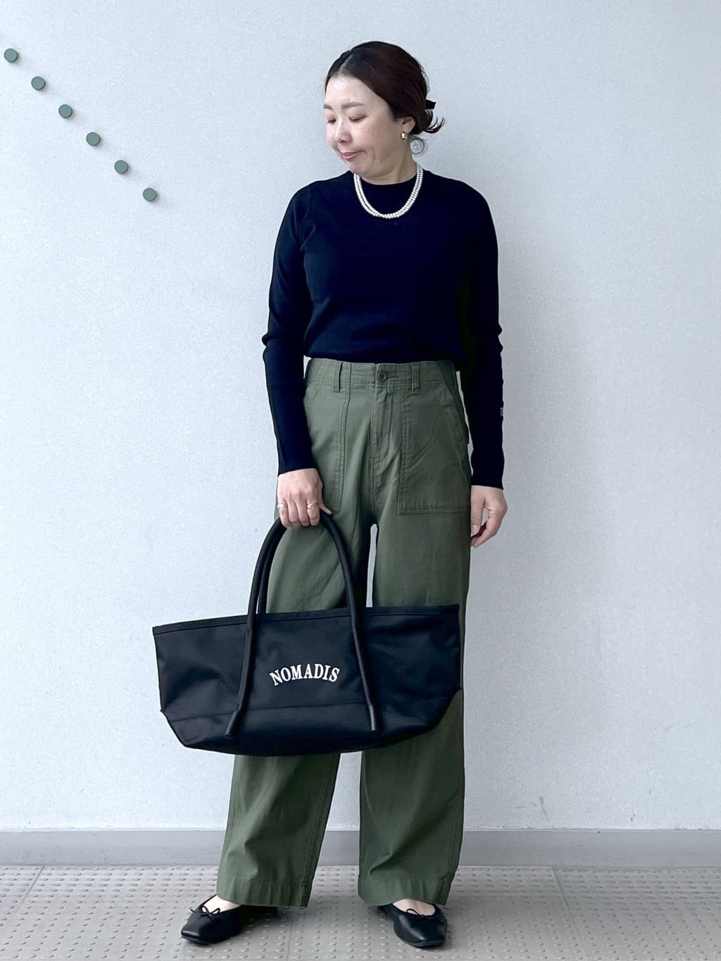 Soeさんの「DRESSTERIOR｜◆【ウォッシャブル】コットンフルニードルニット」を使ったコーディネート