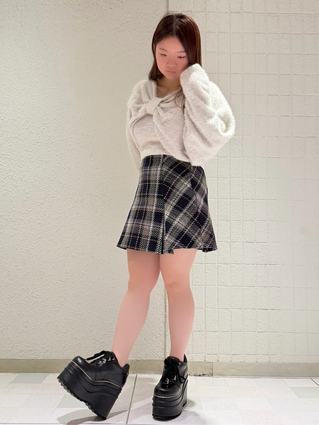 sa.raさんの「ESPERANZA｜超厚底ボリュームスニーカー」を使ったコーディネート