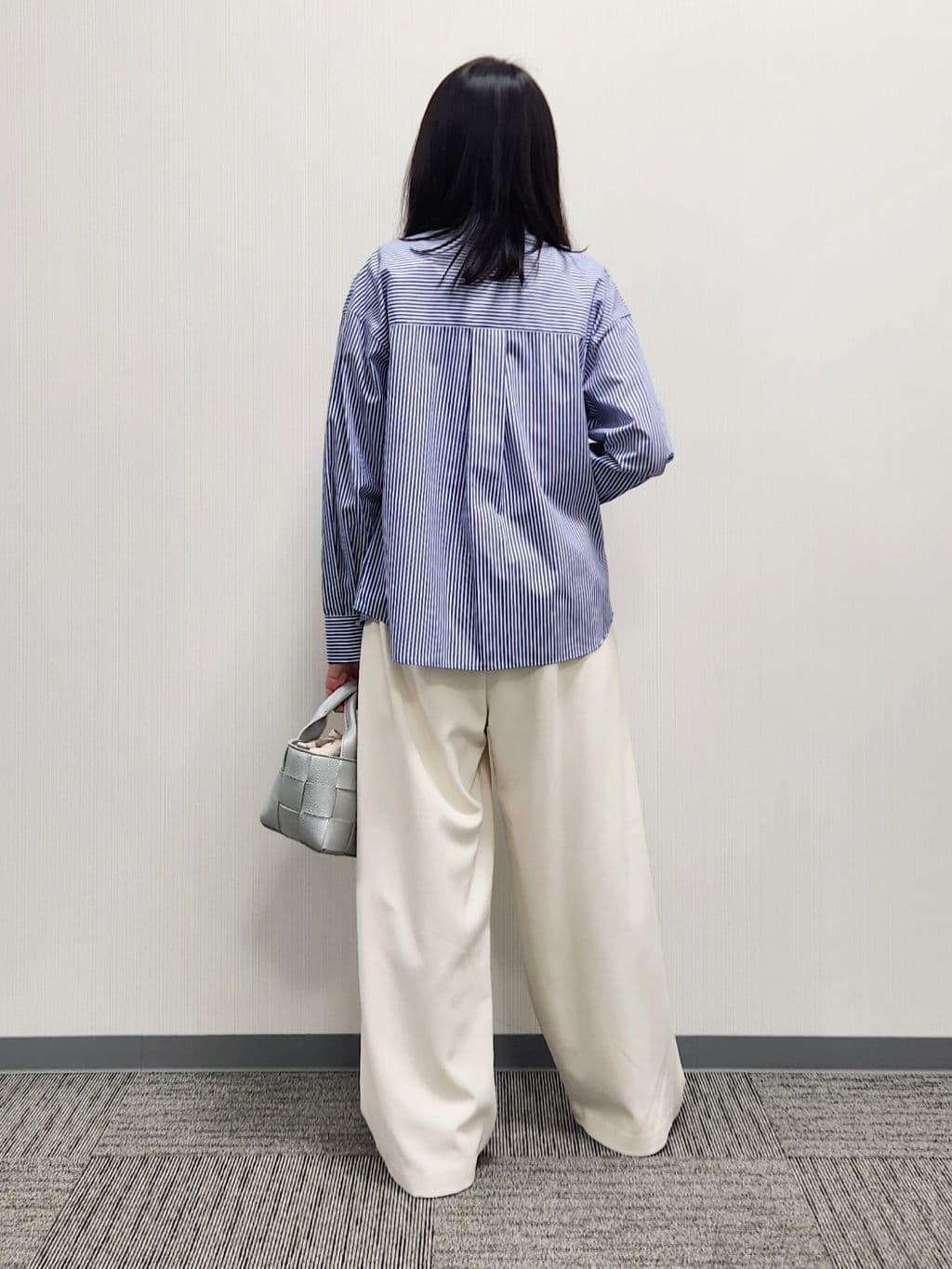 naraさんの「Dessin｜【洗える】フリルシャツブラウス」を使ったコーディネート