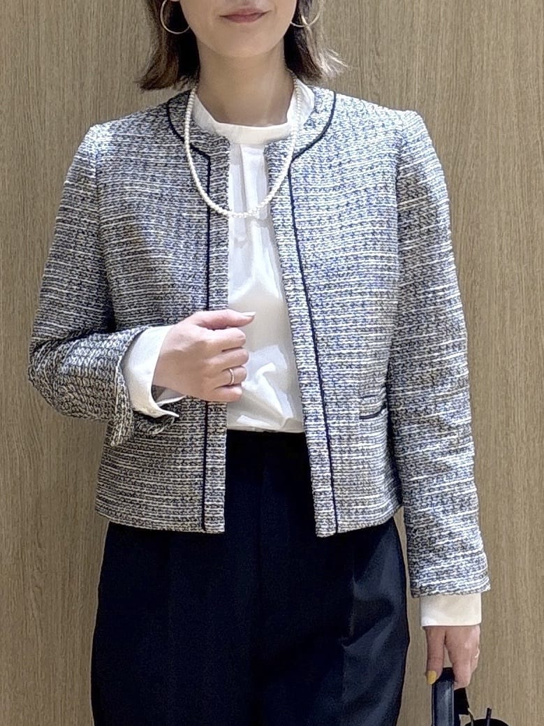 たけねぇさんの「OPAQUE.CLIP｜《通勤対応》袖タックボリュームブラウス【洗濯機OK】」を使ったコーディネート