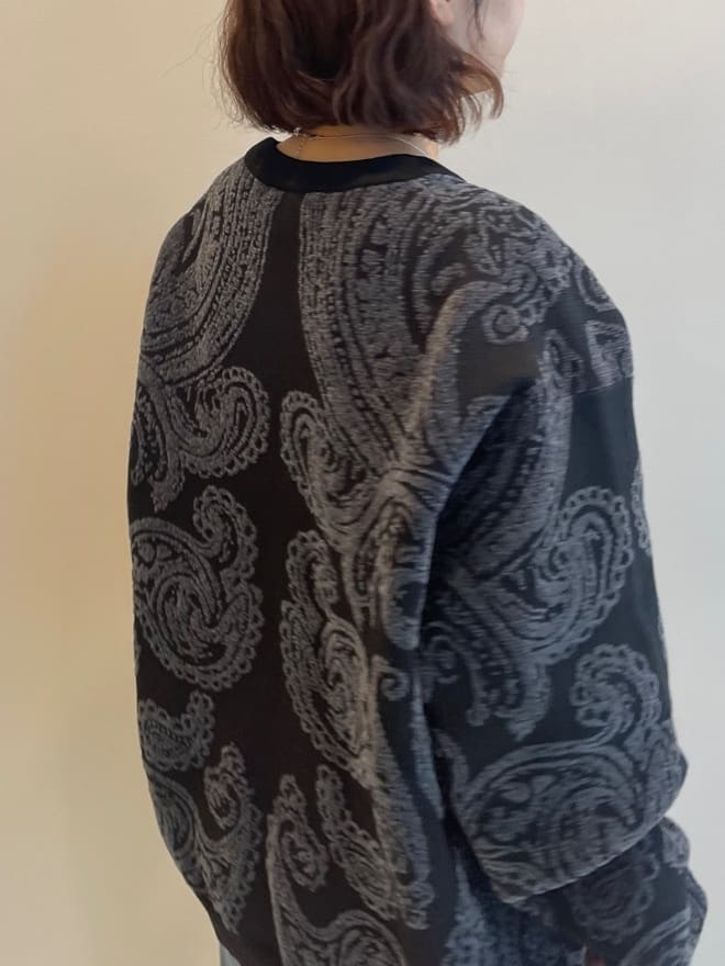 abeさんの「tk.TAKEO KIKUCHI｜【洗える】ペイズリーニットプルオーバー」を使ったコーディネート